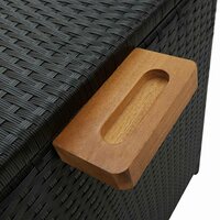Tuinbox 120x65x61 cm poly rattan zwart 8