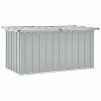 Tuinbox 129x67x65 cm grijs 2