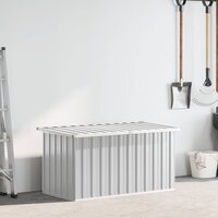 Tuinbox 129x67x65 cm grijs 3