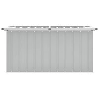 Tuinbox 129x67x65 cm grijs 5