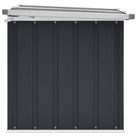 Tuinbox 129x67x65 cm antraciet 8