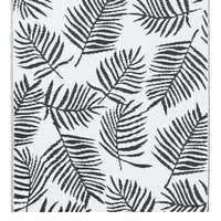 Buitenkleed ARAKIL 120x180 cm PP wit en zwart 4