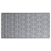 Buitenkleed ARAKIL 120x180 cm PP wit en zwart 3