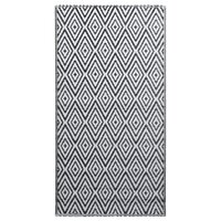 Buitenkleed ARAKIL 160x230 cm PP wit en zwart 2