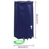 Watertank met kraan opvouwbaar 100 L PVC 10