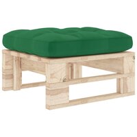 Tuinhocker pallet ge&iuml;mpregneerd grenenhout 2