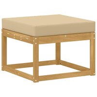 Outdoor Hocker Massief Acaciahout Wit 2
