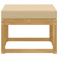 Outdoor Hocker Massief Acaciahout Wit 3