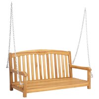 Schommelbank Naturel 114 x 61 x 61,5 cm Massief Teakhout 2