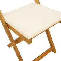Bistrostoelen voor buiten 2 pcs Cr&egrave;mewit 40 x 53 x 80 cm 10