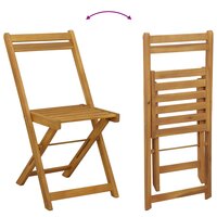 Bistrostoelen voor buiten 2 pcs Cr&egrave;mewit 40 x 53 x 80 cm 11