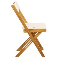 Bistrostoelen voor buiten 4 pcs Cr&egrave;mewit 40 x 53 x 80 cm 7