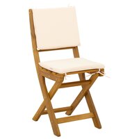 Bistrostoelen voor buiten 4 pcs Cr&egrave;mewit 38 x 46 x 85 cm 4