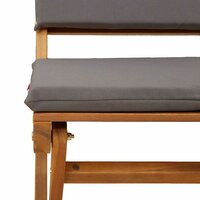 Bistrostoelen voor buiten 4 pcs Donkergrijs 38 x 46 x 85 cm 9