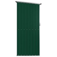 Tuinhuis Groen 118,5x97x209,5 cm Gegalvaniseerd Staal 5