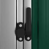 Tuinhuis Groen 118,5x97x209,5 cm Gegalvaniseerd Staal 6