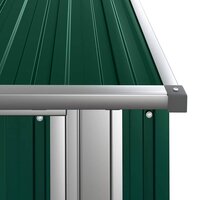 Tuinhuis Groen 118,5x97x209,5 cm Gegalvaniseerd Staal 7