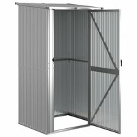 Tuinschuur 118,5x97x209,5 cm gegalvaniseerd staal grijs 3