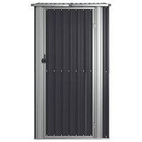 Tuinschuur 118,5x97x209,5 cm gegalvaniseerd staal antraciet 4