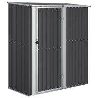 Tuinschuur 180,5x97x209,5 cm gegalvaniseerd staal antraciet 2