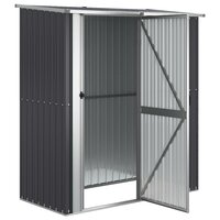 Tuinschuur 180,5x97x209,5 cm gegalvaniseerd staal antraciet 4