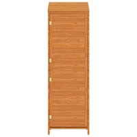 Tuinschuur 55x52x174,5 cm massief vurenhout bruin 4