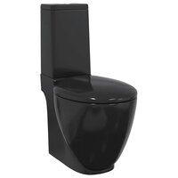 Toilet met afvoer achter keramiek zwart 2