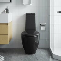 Toilet met afvoer achter keramiek zwart 3