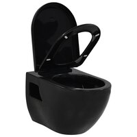 Wandtoilet keramiek zwart  3