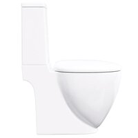 Toilet met afvoer achter keramiek wit 5