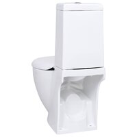 Toilet rond afvoer onder keramiek wit 6