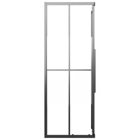 Douchecabine 80x80x180 cm halfmat ESG zwart 5