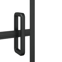 Douchewand 80x140 cm ESG zwart 4