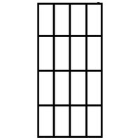 Inloopdouchewand 90x195 cm transparant gehard glas 3