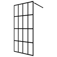 Inloopdouchewand 90x195 cm mat gehard glas 2
