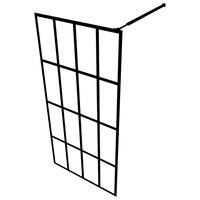 Inloopdouchewand 90x195 cm mat gehard glas 5