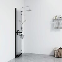 Inloopdouchewand inklapbaar 70x190 cm ESG-glas transparant 3
