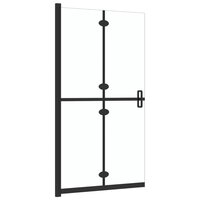 Inloopdouchewand inklapbaar 80x190 cm ESG-glas transparant 4