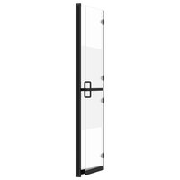 Inloopdouchewand inklapbaar 70x190 cm ESG-glas halfmat 6