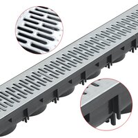 Afvoergoten 3 m gegalvaniseerd staal 3 st 3