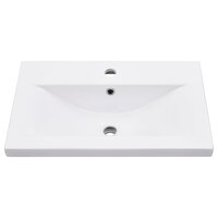 Wastafelframe met inbouwwastafel ijzer wit 6