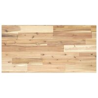 Badkamer wandschap staal en massief acaciahout 8