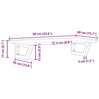 Badkamer wandschap staal en massief acaciahout 11