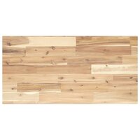 Badkamer wandschap staal en massief acaciahout 8