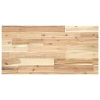 Badkamer wandschap staal en massief acaciahout 8