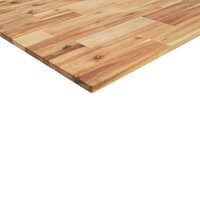 Badkamer wandschap staal en massief acaciahout 10