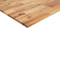 Badkamer wandschap staal en massief acaciahout 10