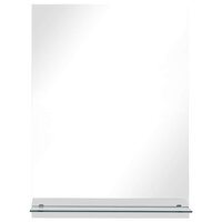 Wandspiegel met schap 50x70 cm gehard glas 3