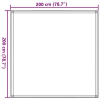 Tenttapijt 200x200 cm taupe 9