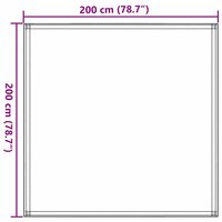 Tenttapijt 200x200 cm bruin 7